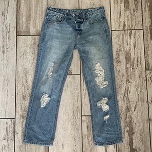 We the Free by Free People Low Rise Straight Leg Jeans - Size 26